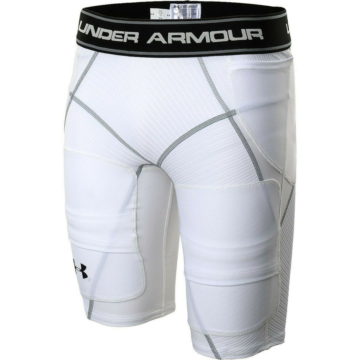 Under Armour Coreshort Compression Football Shorts Girdle White