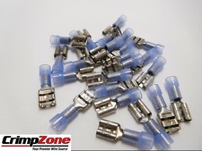 16-14 GA .250" - Nylon Insulated Quick Disconnect - FEMALE - BLUE - 25 PCS USA