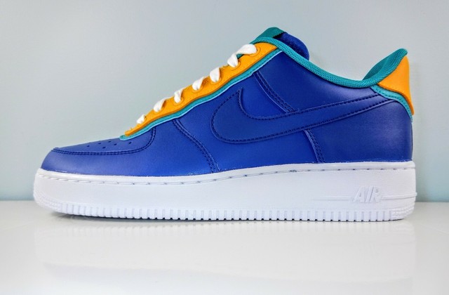 Nike Air Force 1 Low '07 LV8 Indigo/Gold/Teal AO2439-401 Men Size 6 = Women 7.5 | eBay