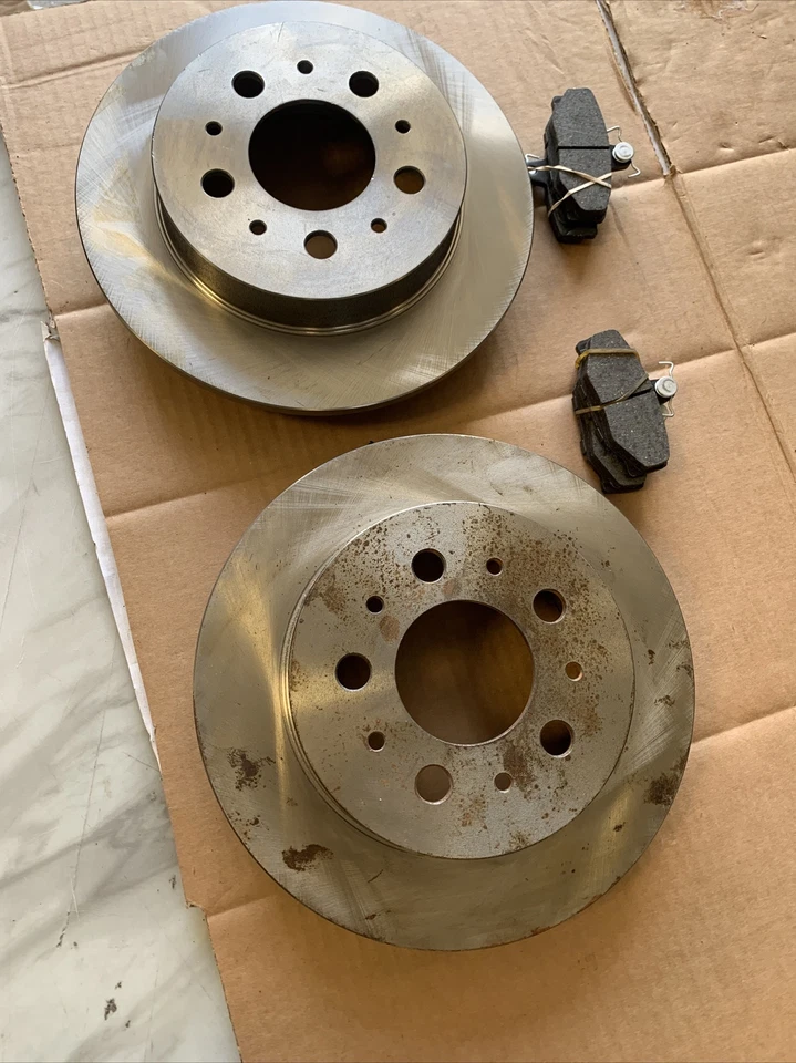 1995-1997 Volvo 960 Rear Left & Right Disc Brake Rotors Set 600-27020 - Image 2 of 4