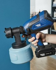 DECO STYLE 18V Paint Spray Gun(German Brand) 2×1.5 Ah Li-Ion batteries/ Charger