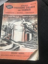 Mirro Mattic  Speed Pressure Cooker and Canner  Cookbook /Directions/Timetables