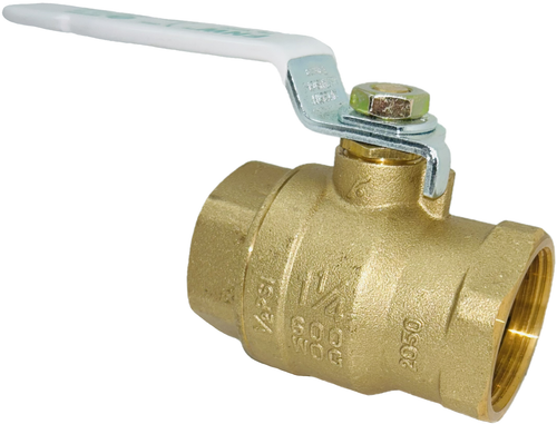 FNW Low Lead 600# WOG 2-Piece Threaded Full Port Brass Ball Valve 1 1/4" 31.8mm - Picture 6 of 6