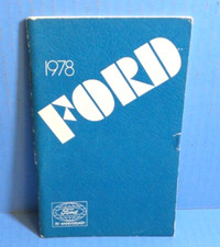 78 1978 Ford Ltd Owners Manual 78 1978 Ford Ltd Owners Manual