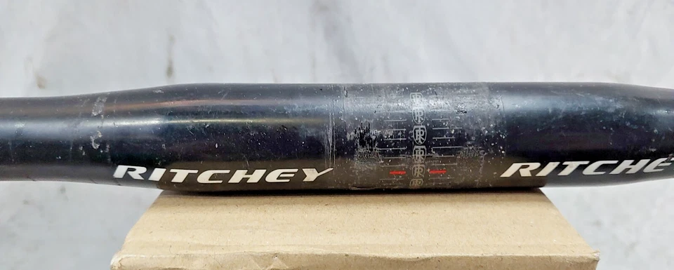 Ritchey Road Logic Drop Bar 手把黑色 31.8 毫米 42 厘米 128 Drop 73 Reach ShipUS — 第 3/4 张图片