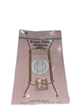 Tripar Brass Plate Display Wire 7”-10” Plates Wall Art Decor O