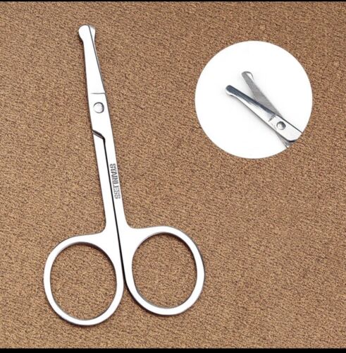 Tijeras esenciales para recortar el cabello nariz bigote y barba - Imagen 2 de 2