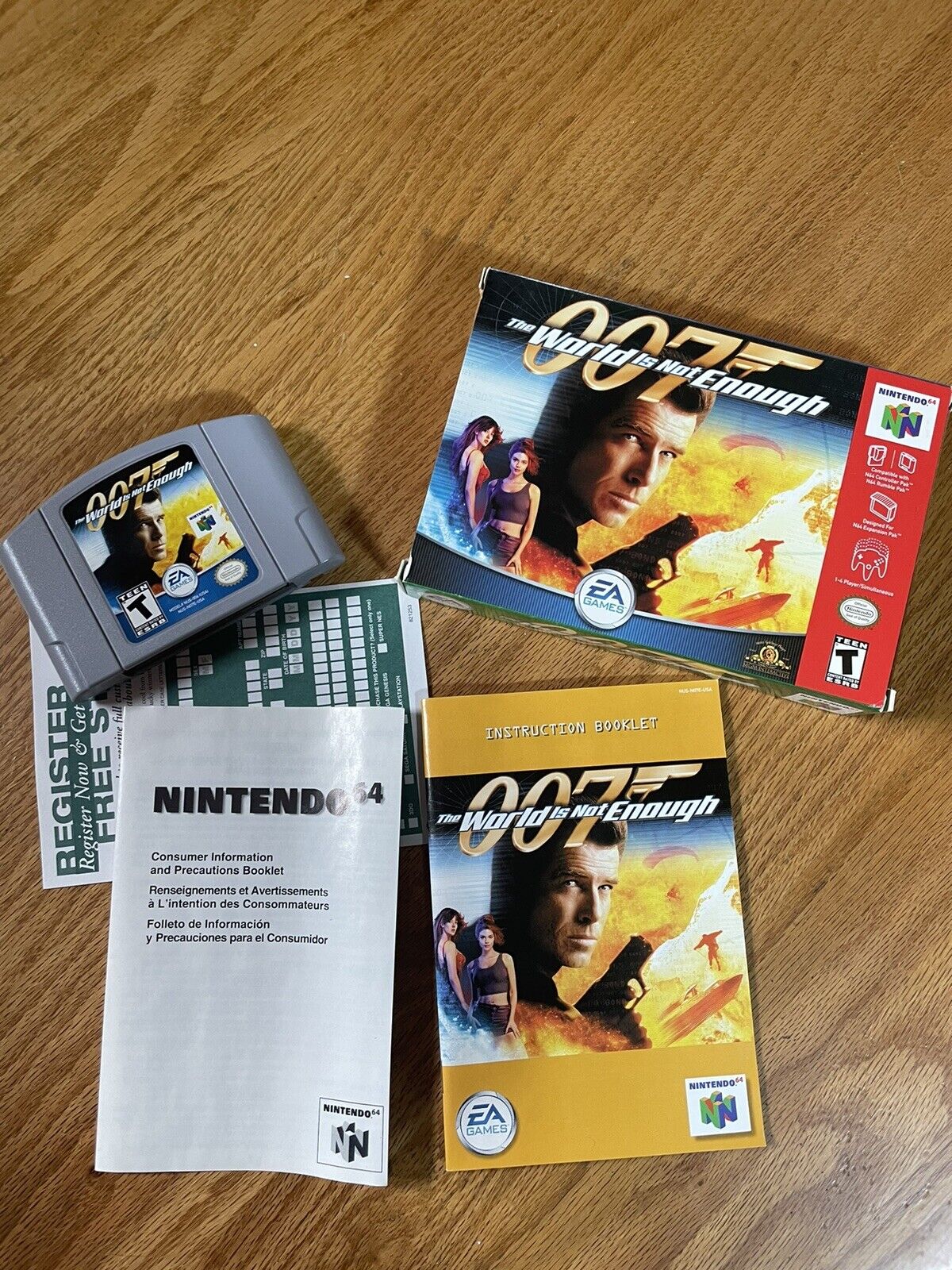 007 Legends Nintendo Wii U James Bond complete in box CIB