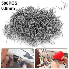 500x Hot Staple Plastic Welding For Car Bumper Fender Welder Stapler Repair Kit 500x Hot Staple Plastic Welding For Car Bumper Fender Welder Stapler Repair Kit