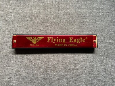 Flying Eagle M.Brother 24 Löcher Mundharmonika rot