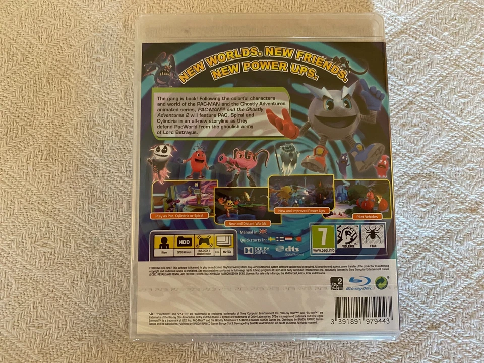 Pac-Man and the Ghostly Adventures 2 PS3 - UK PAL New Sealed - Tracked - Image 4 of 4