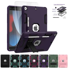 For iPad 9th 8th 7th Gen 10.2 inch Case Hybrid Shockproof Heavy Duty Stand Cover