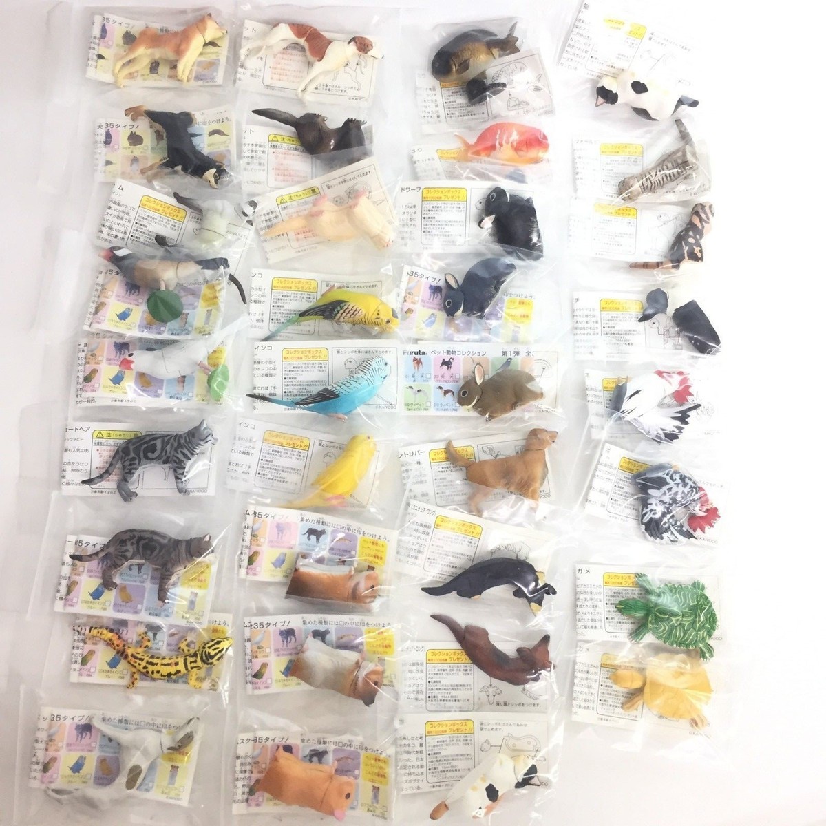 Choco Egg Pet Animal Part 1 Mini Figure 35P Nomal Full Set Choco Egg Pet Animal Part 1 Mini Figure 35P Nomal Full Set