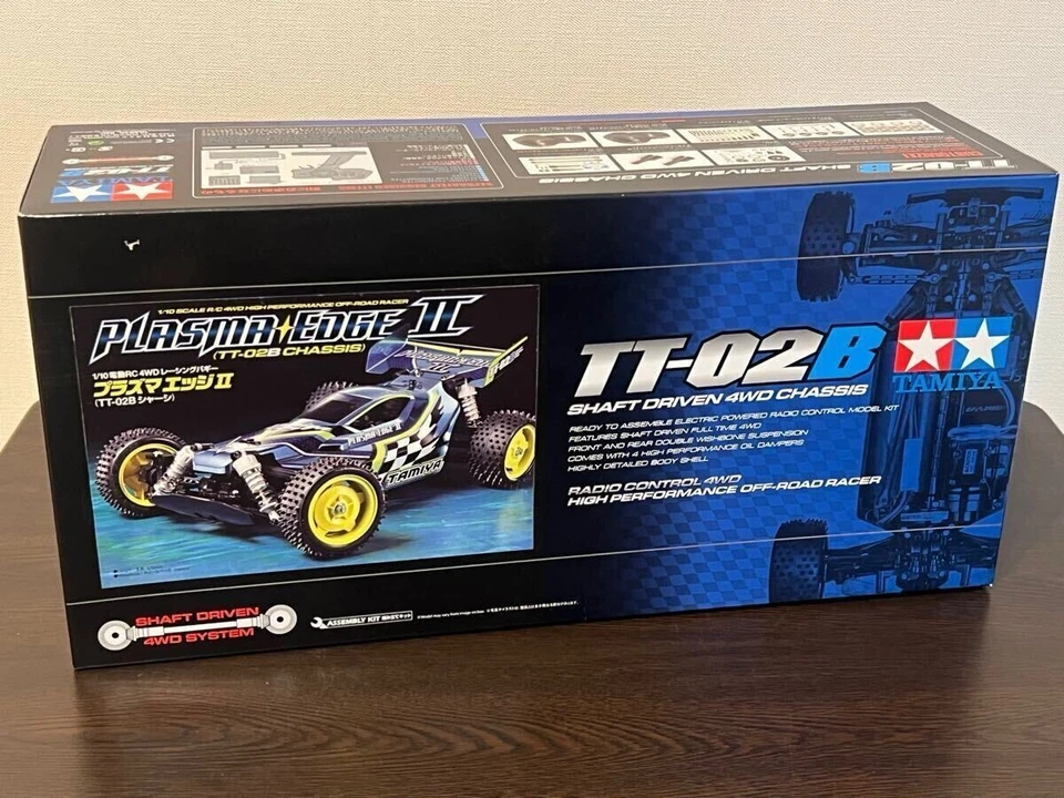 TAMIYA 1/10 RC No.630 PLASMA EDGE II TT-02B CHASSIS Assembly Kit Off-Road 58630 - Image 4 of 4