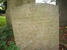 Photo 6x4 Bedd Mary Evans' Grave Llangathen Dyma fedd Mary Evans, morwyn  c2006