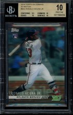 2018 Topps On Demand 3D Ronald Acuna Jr. RC BGS 10 Pristine SP Rookie Motion M22