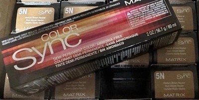 9 Matrix Color Sync Demi-Permanent Color 5N Medium Brown Neutral