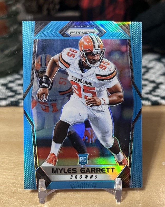 2017 Panini Prizm Myles Garrett Light Blue /199