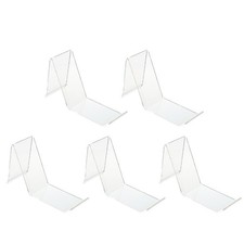 5 Pcs Standing Shoe Rack Racks Storage Clear Shop Display Stands Shelf