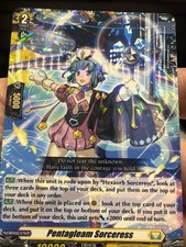 VANGUARD CARD FIGHT!! Pentagleam Sorceress. D-BT01/046EN R