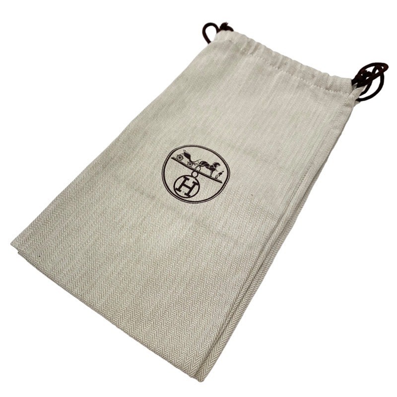 HERMES Flat shoes Sandals Shoes Kelly hardware Leather Black Size 37 US 7 woman thumbnail 12