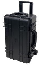 22 in Wheeled Water-Resistant Utility Case with Foam, Pull-Up Handle, Lockable