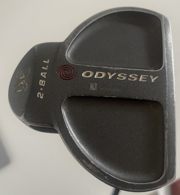 Odyssey DFX 2-Ball Putter / Stahl / 33 Inch / inklusive Schlägerhaube