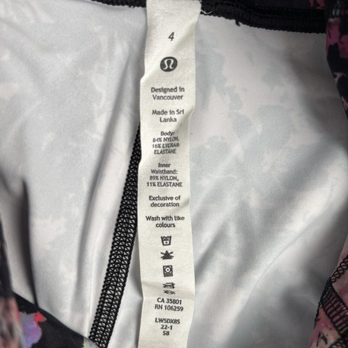 Lululemon High-Rise Tight 28" Nulux Size 4 Multi Leggings - Picture 8 of 10