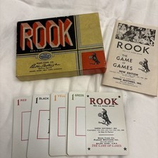 Parker Brothers 1943 Vintage Rook Card Game Set W/ Instructions Complete