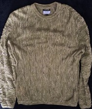 Vintage COOGI  BASICS  Textured Cable Knit Crewneck Made In Australia Size Large