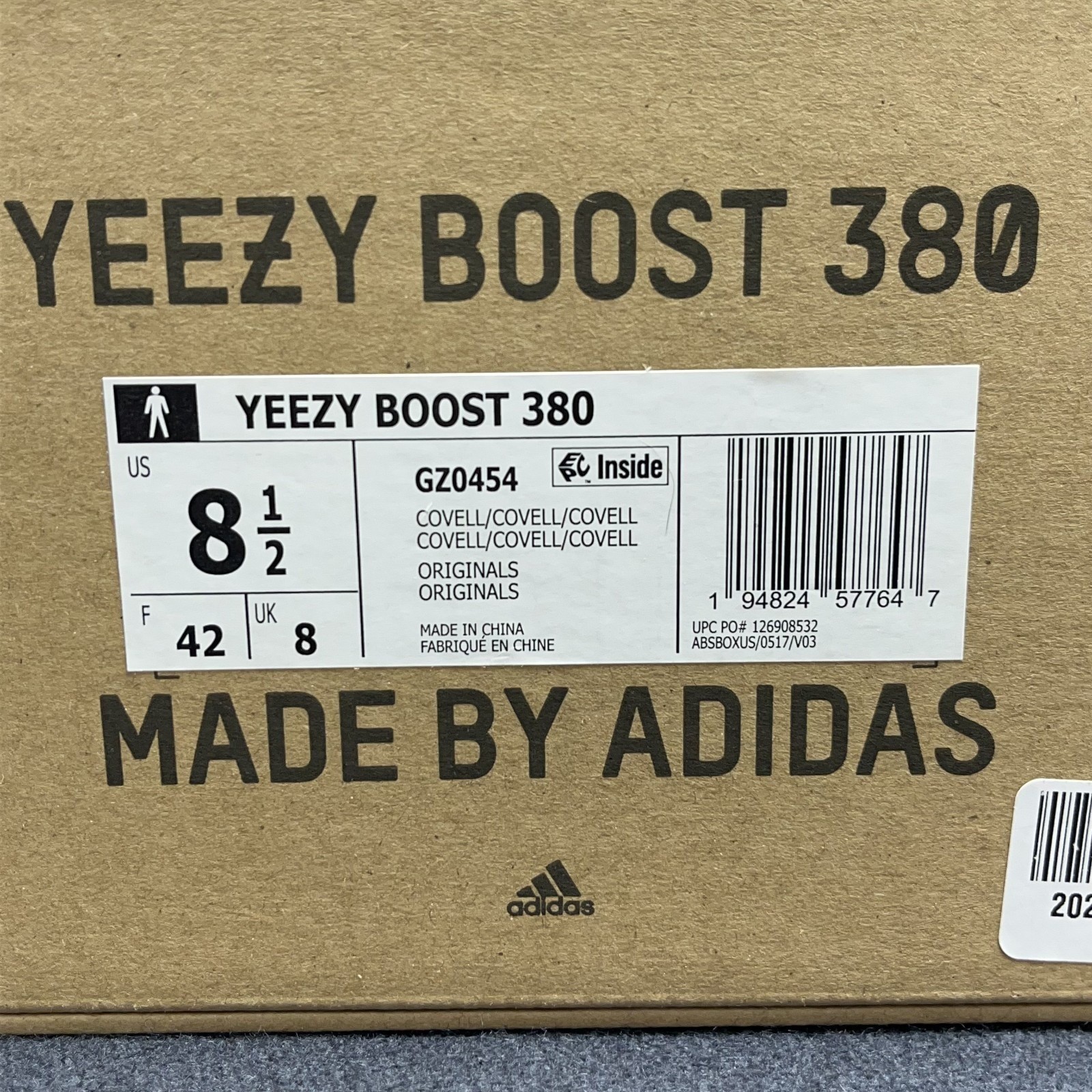 Adidas Yeezy Boost 380 Sneakers Covellite Men 8.5 GZ0454 thumbnail 2