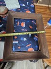 Vintage Solid Wood Picture Frame 17x14 Fits 12x9 Mitered Rustic Brown Photo... — photo 2