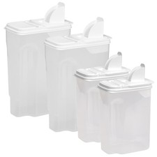 Buddeez Bag In All Purpose Food 4 Piece Dispenser Set - 2 X 8 Quart And 2 X 3.5