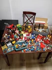 Playmobil Lot, Vintage mostly late '80s, Cars, Western, Gas Station, and Saloon.