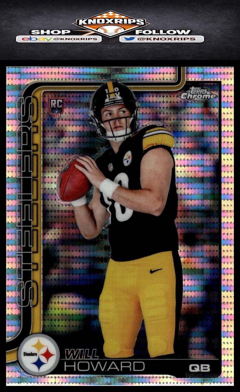 2025 Topps Chrome #321 Will Howard Prism Refractor