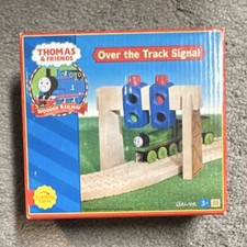 Learning Curve Thomas Friends Wooden Railway Over the Track Signal Wood