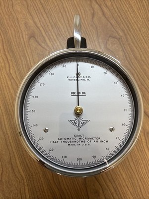 E.J. Cady Co. Model DW DA Exact Automatic Micrometer. Bench Micrometer. 4 Dial.