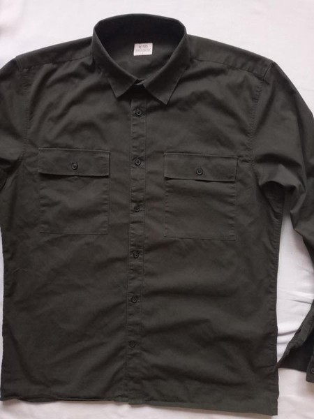 Men ACW85 Shirt Khaki Cotton 40 /L / 48