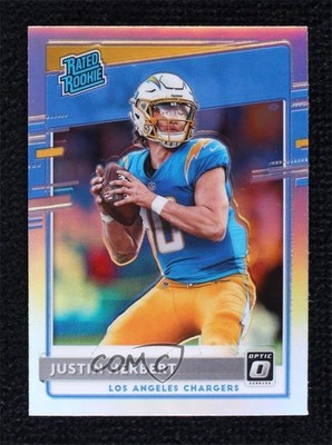 2020 Panini Donruss Optic Rated Rookies Holo Prizm Justin Herbert Rookie RC 0y8x