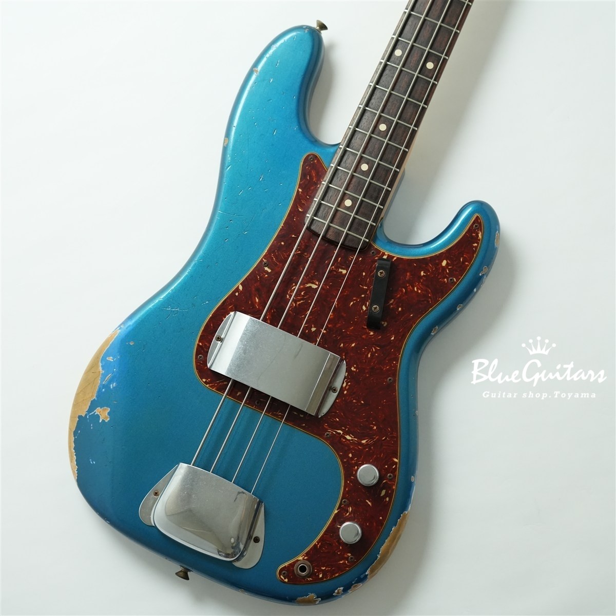 Fender Custom Shop 1964 Precision Bass Heavy Relic - Aged Lake Placid Blue Used