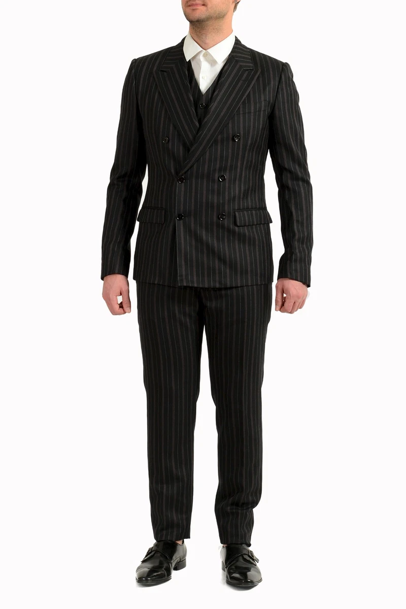 Double-Breasted Striped Suits & Blazers for Men for sale | eBay