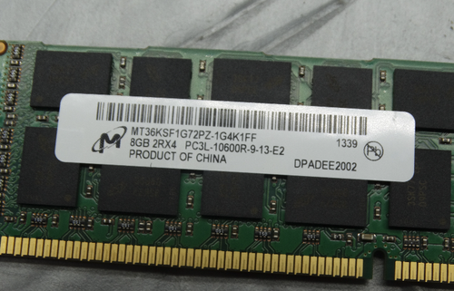Crucial 8GB (8GBx1) Memory RAM PC3L-10600R-9-13-E2 DDR3 - Picture 4 of 5