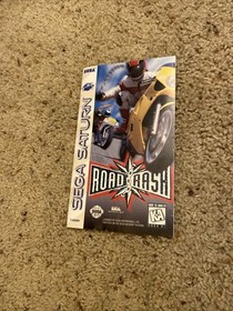 Road Rash Sega Saturn CIB Authentic & Tested Complete w/ Manual & Case NEAR MINT