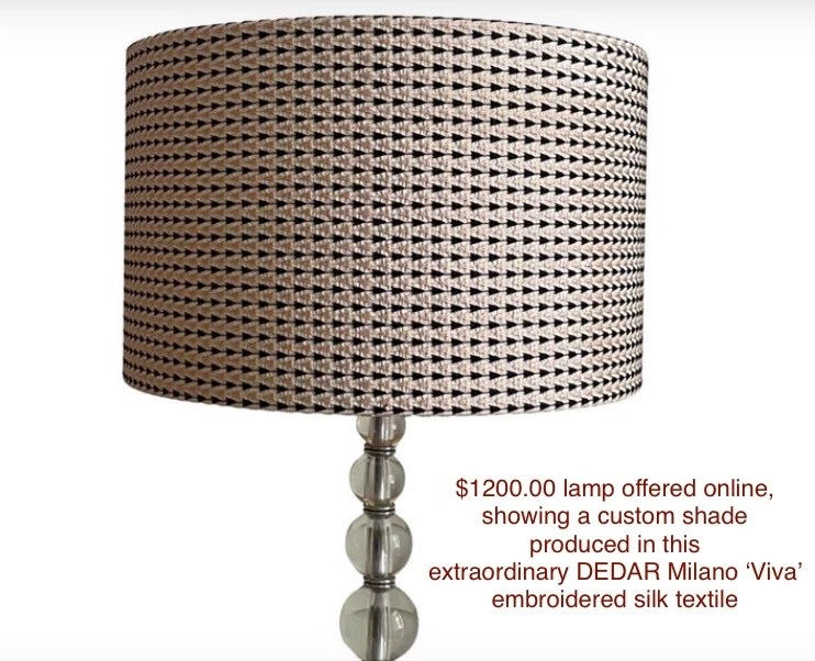 DEDAR Milano Viva Small Scale Embroidered Iridescent SILK Fabric $400 Retail BTY - Image 3 of 4