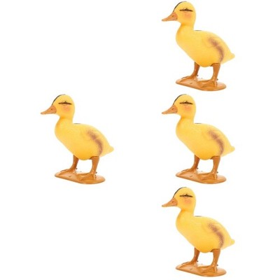  4 Pack Mini Harz Figuren Miniaturfiguren Aus Kunstharz Mini-Entenstatue