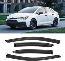 Window Visor for 2019-2025 Toyota Corolla Sedan, Out-Channel Rain Guards Shields