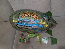 1989 Playmates TMNT Blimp Teenage Mutant Ninja Turtles Inflatable Vehicle  3