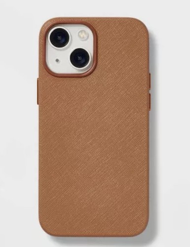 Heyday Phone Case Apple iPhone 12 Mini & 13 Mini, Tan Saffiano Camel~ New In Box - Picture 10 of 14