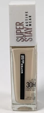 Maybelline Super Stay 30 HOUR Foundation #102 FAIR PORCELAIN NEW BROKEN SEAL