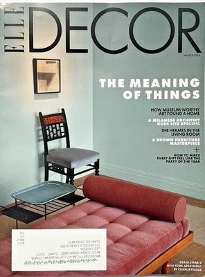 Elle Decor Magazine The Meaning Of Things Museum Worthy Art New York Winter 2026
